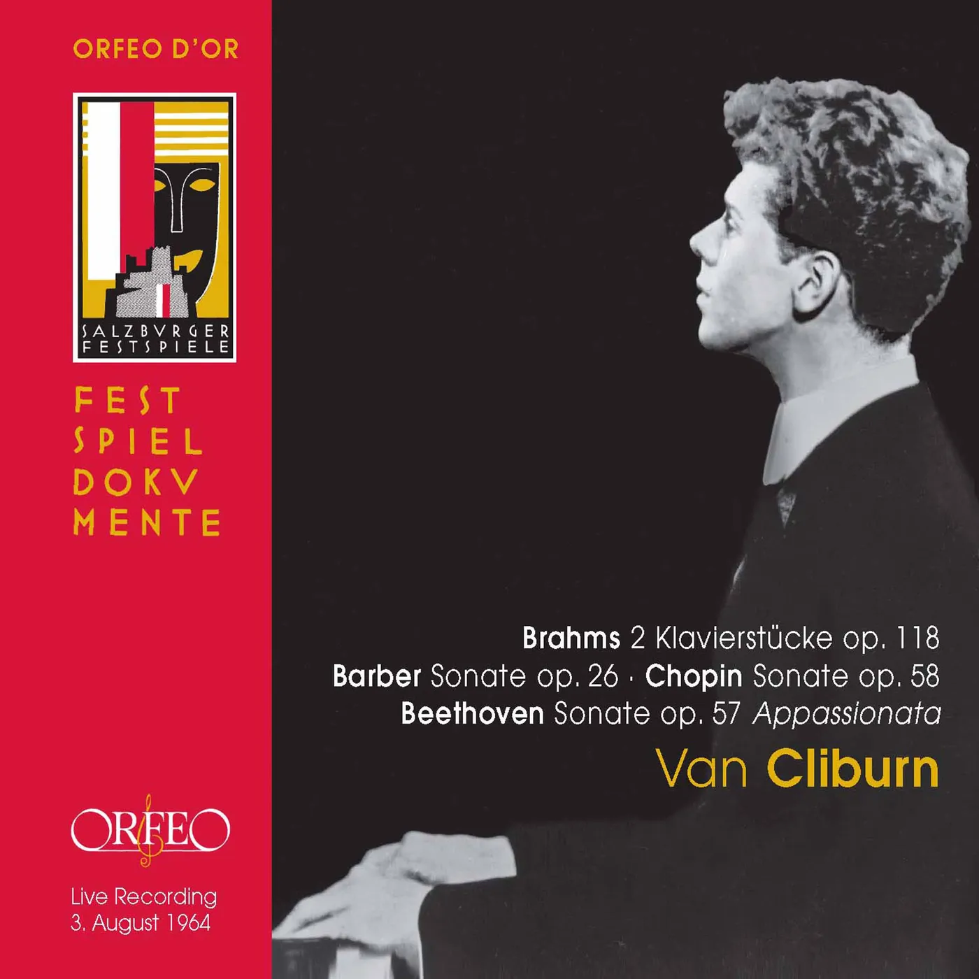 Van Cliburn BARBER BEETHOVEN BRAHMS CHOPIN CD