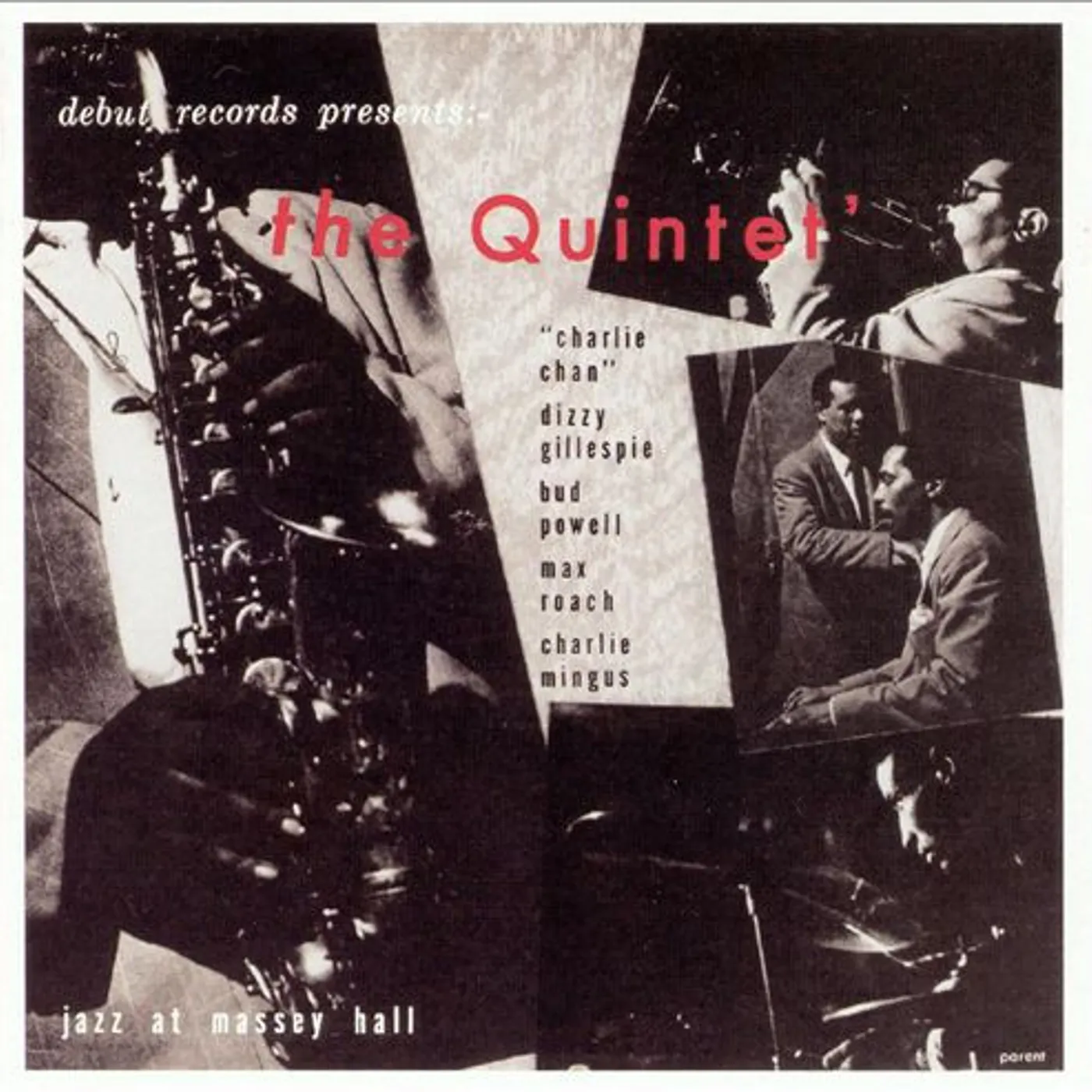 Quintet Jazz At Massey Hall Vinyl Record