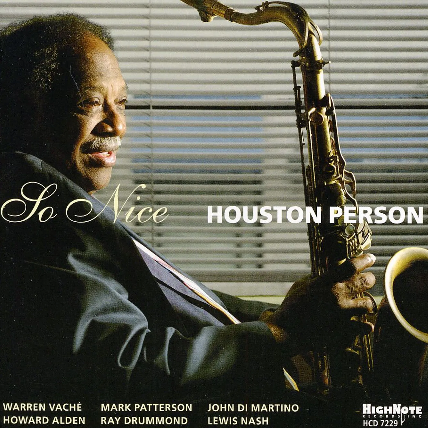 Houston Person SO NICE CD