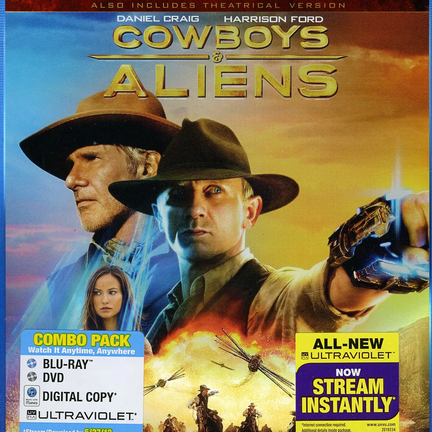 COWBOYS & ALIENS Blu-ray
