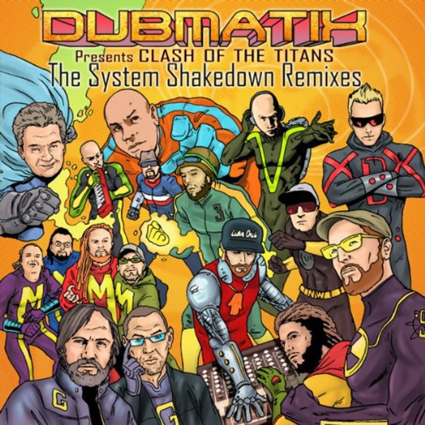 Dubmatix CLASH OF THE TITANS: SYSTEM SHAKEDOWN REMIXES Vinyl Record