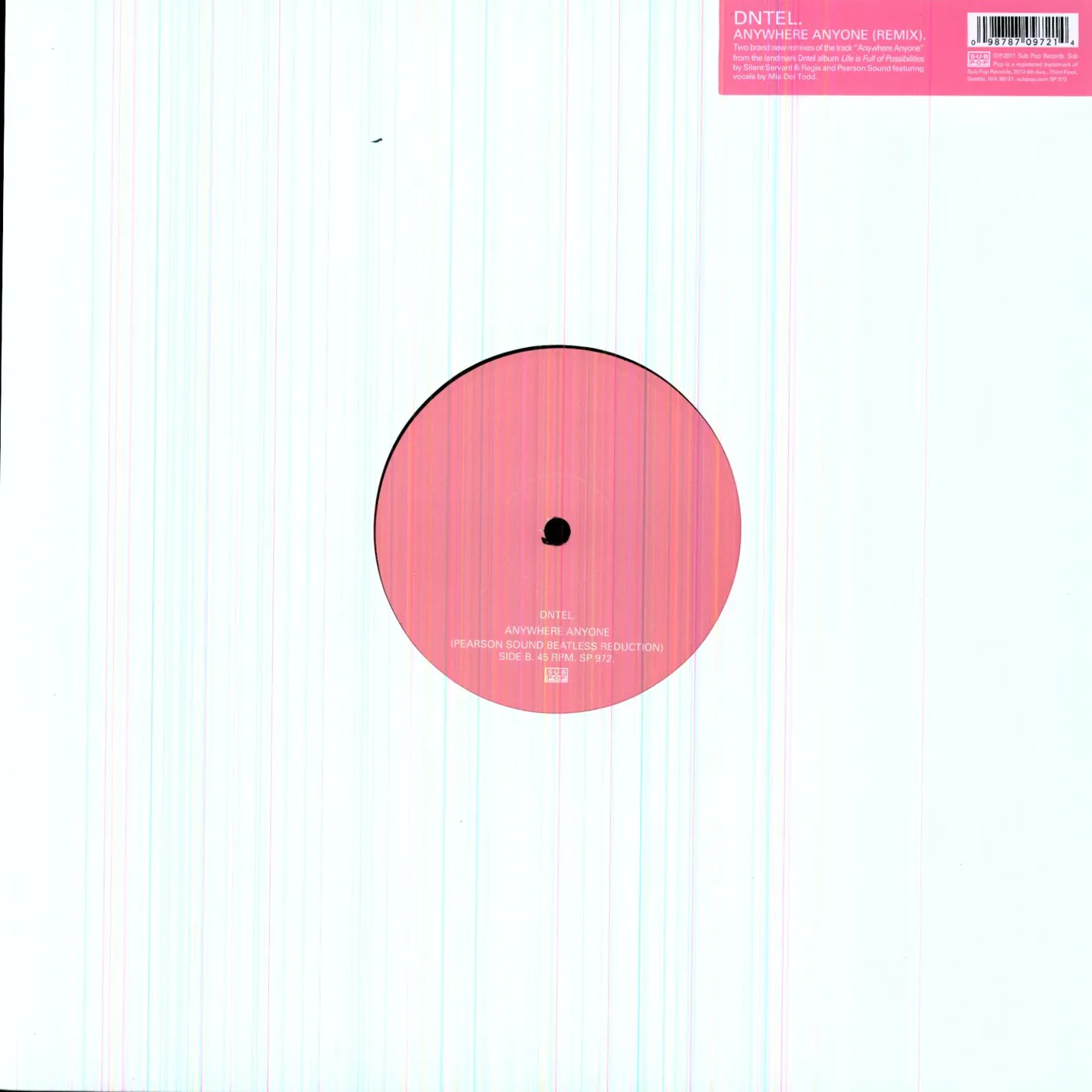 Dntel Anywhere Anyone Vinyl Record