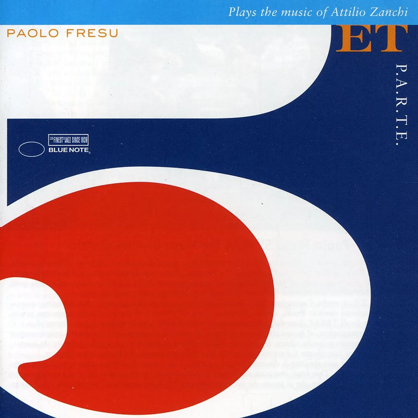 Paolo Fresu P.A.R.T.E. CD