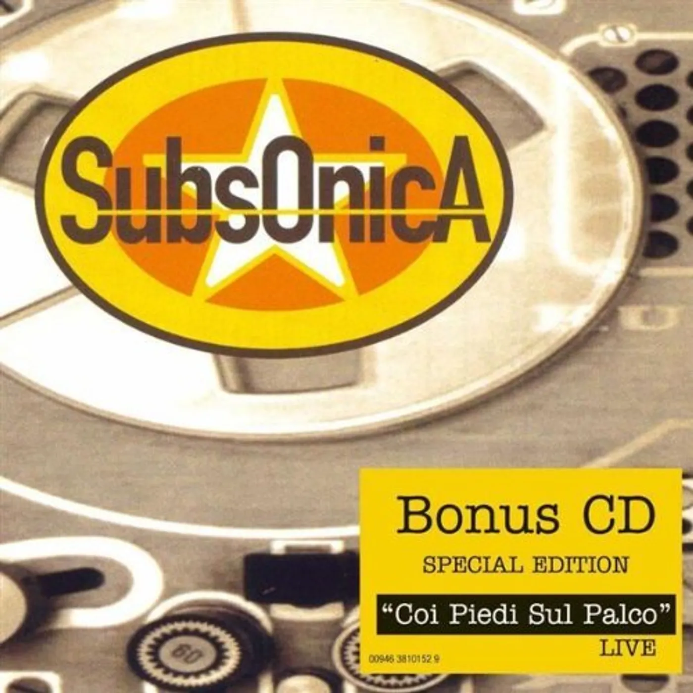 SUBSONICA / CON I PIEDI SUL PALCO LIVE CD