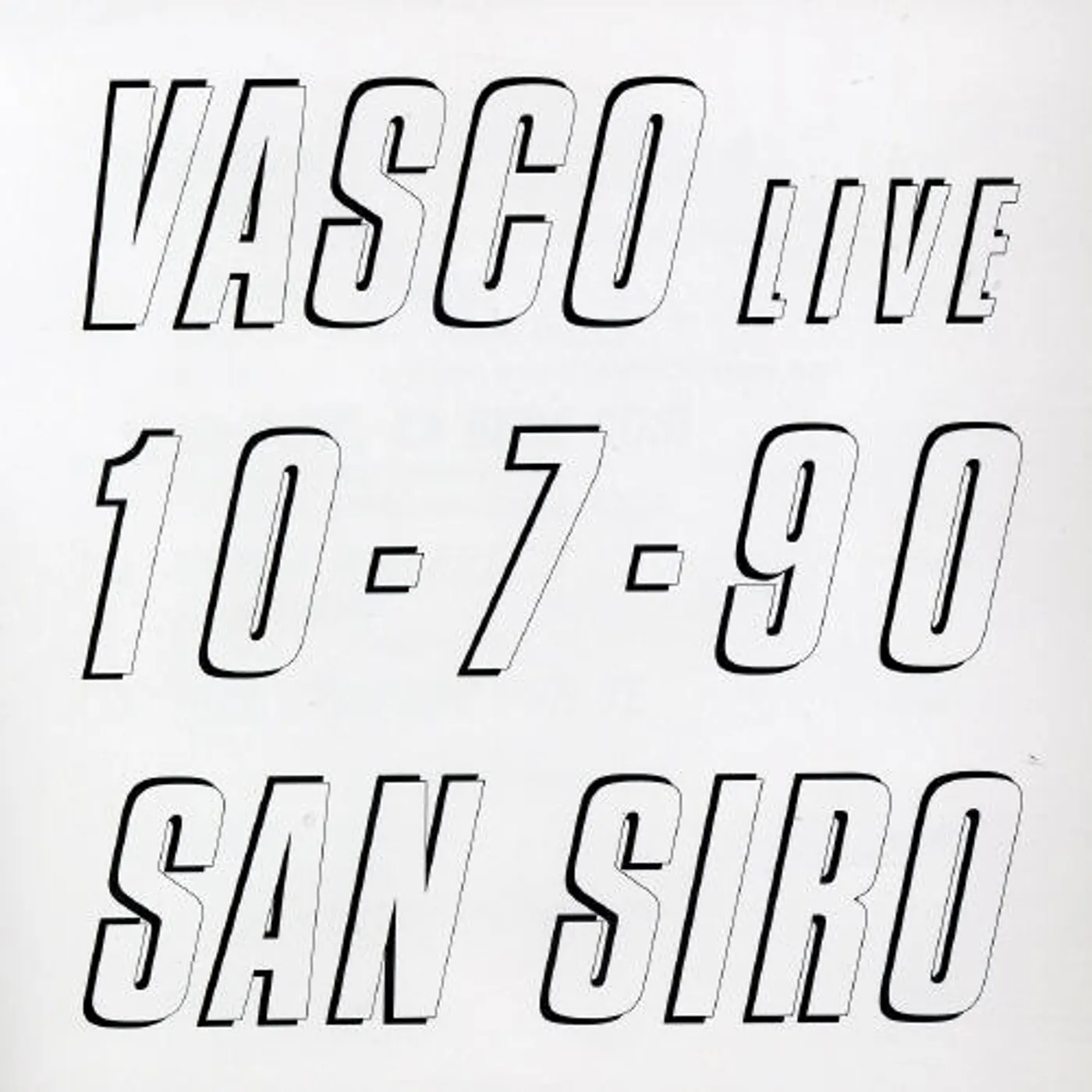 Vasco Rossi VASCO LIVE 10-07-90 SAN SIRO CD