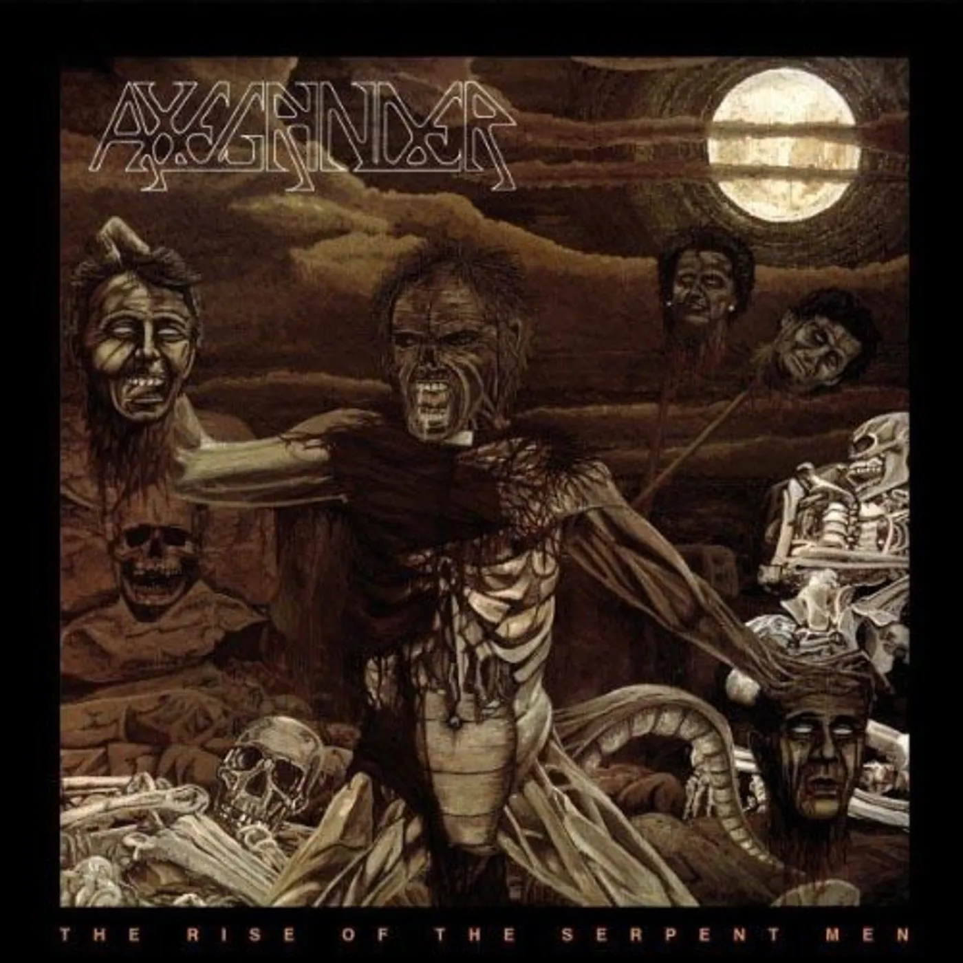 Axegrinder RISE OF THE SERPENT MEN Vinyl Record