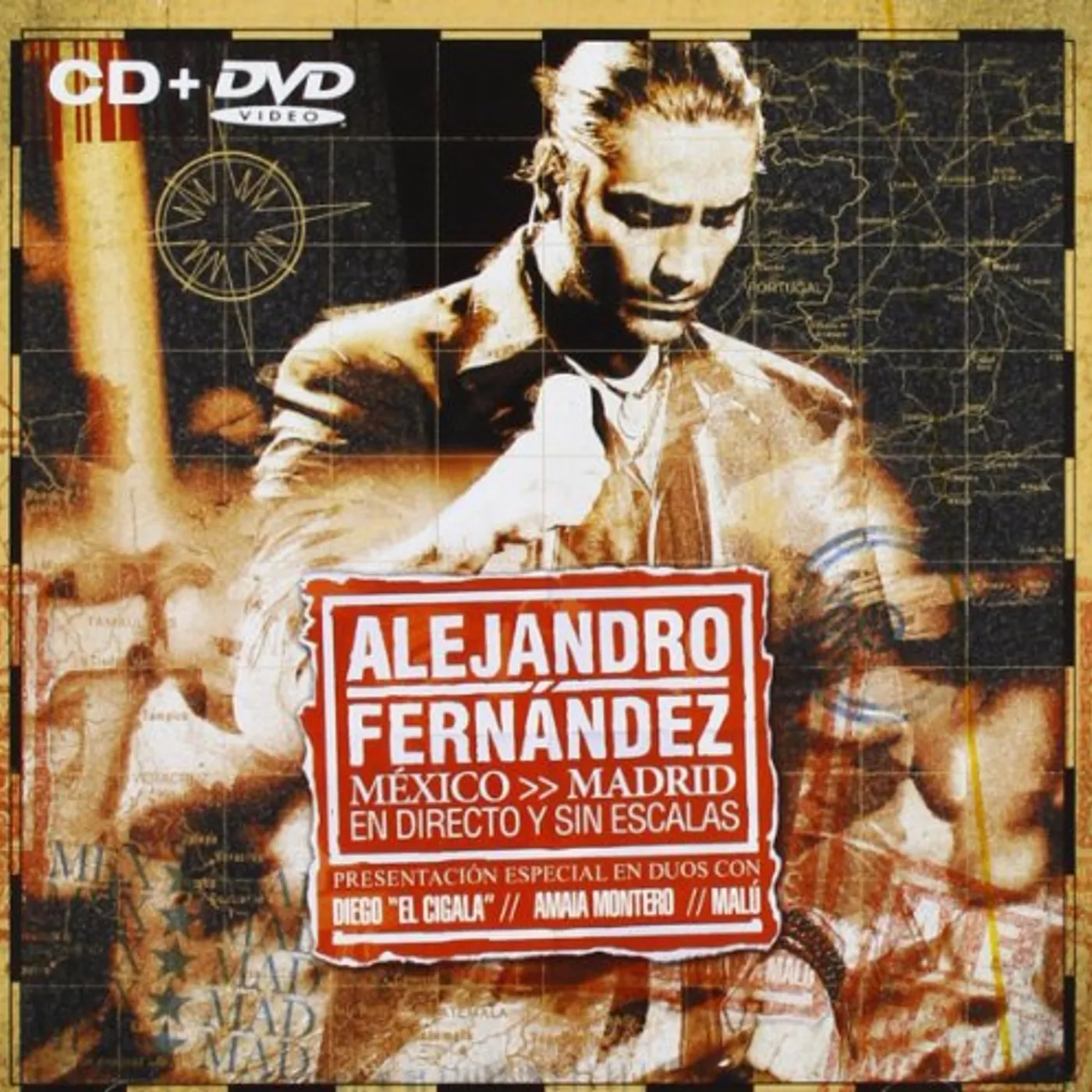 Alejandro Fernandez MEXICO MADRID EN DIRECTO DVD