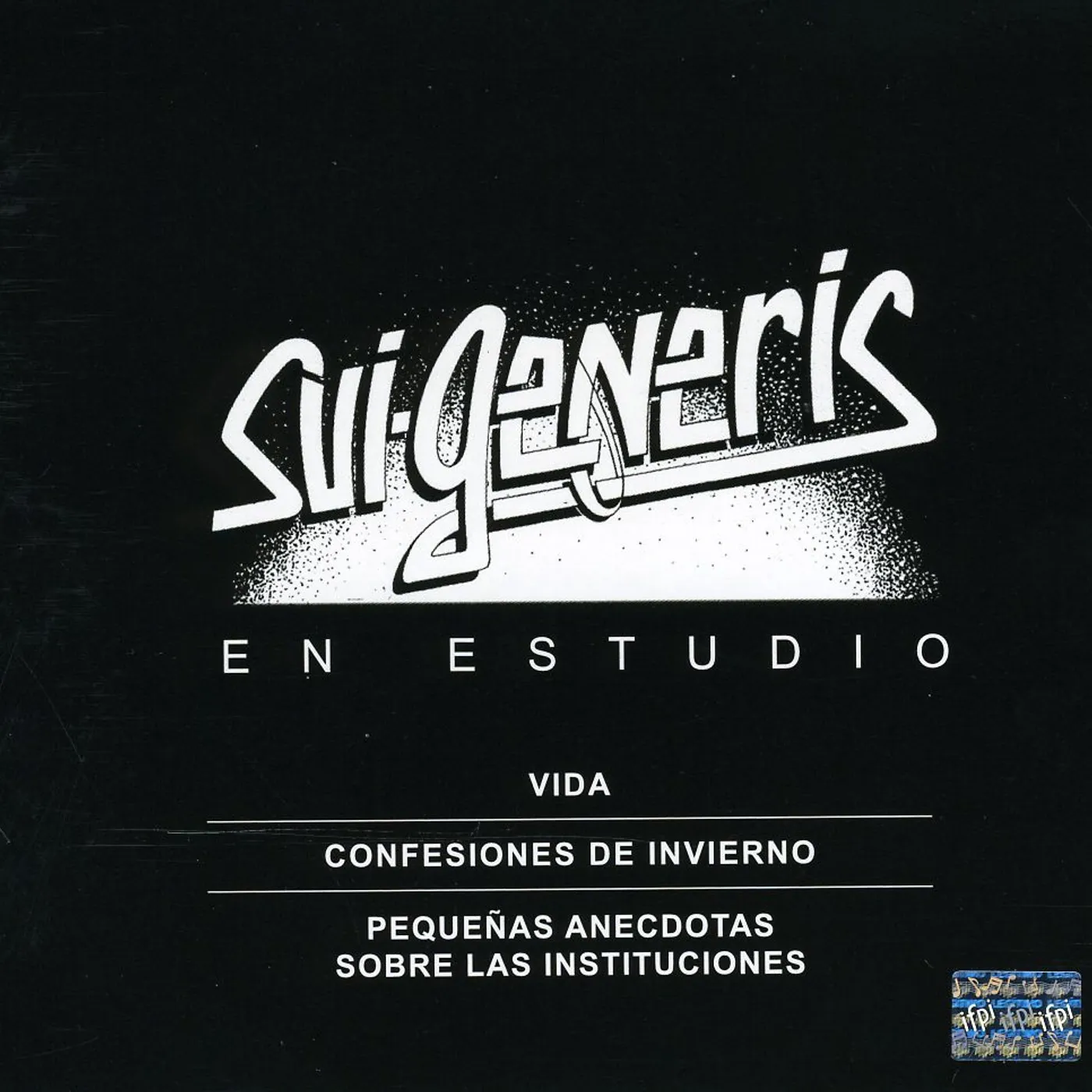SUI GENERIS EN ESTUDIO CD
