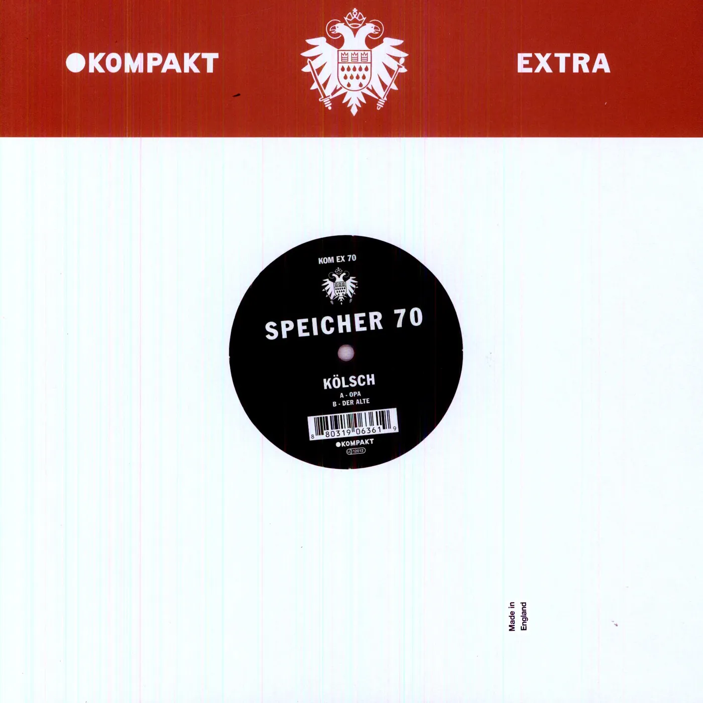 Kölsch Speicher 70 Vinyl Record