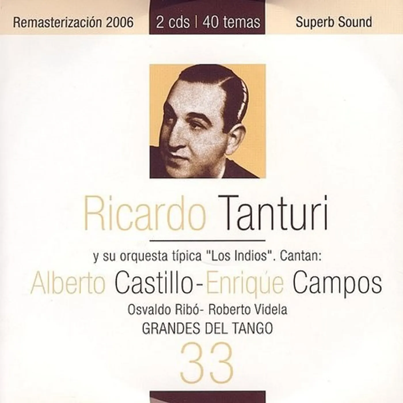 Ricardo Tanturi GRANDES DEL TANGO 33 CD