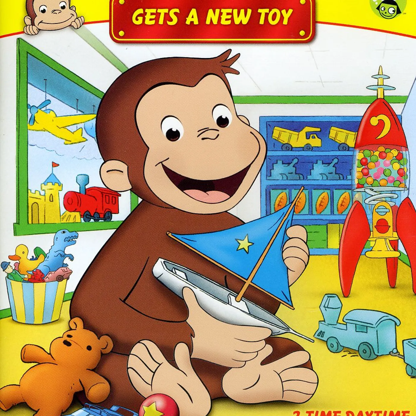 Curious George GETS A NEW TOY DVD