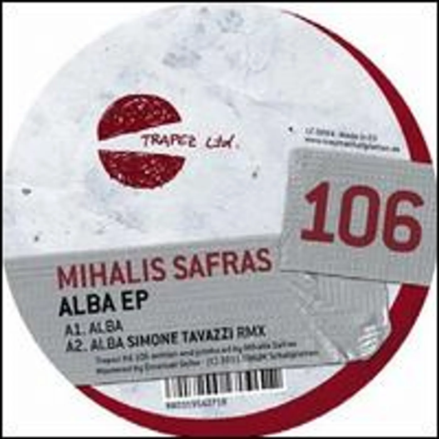 Mihalis Safras Alba Vinyl Record