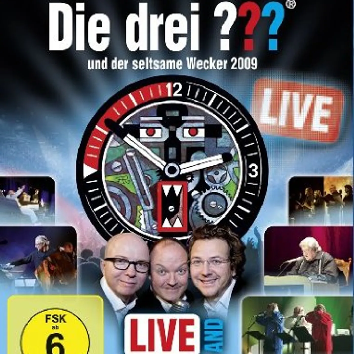 Die drei DER SELTSAME WECKER: LIVE & TICKING Blu-ray