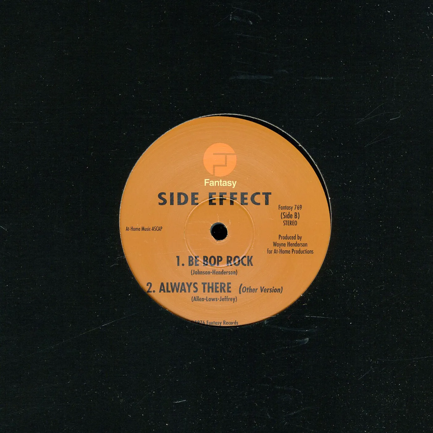 Side Effect ALWAYS THERE Vinyl Record