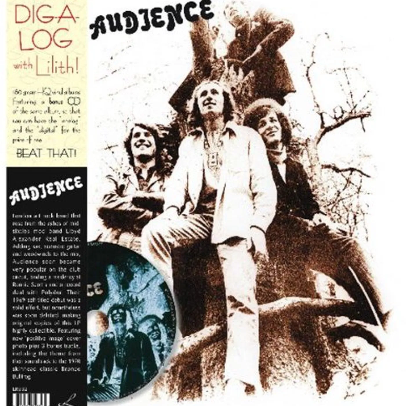 AUDIENCE Vinyl Record - w/CD