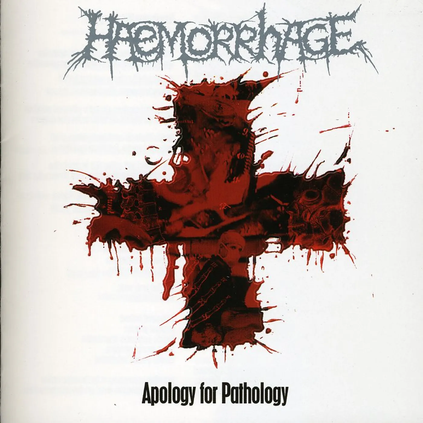 Haemorrhage APOLOGY FOR PATHOLOGY CD