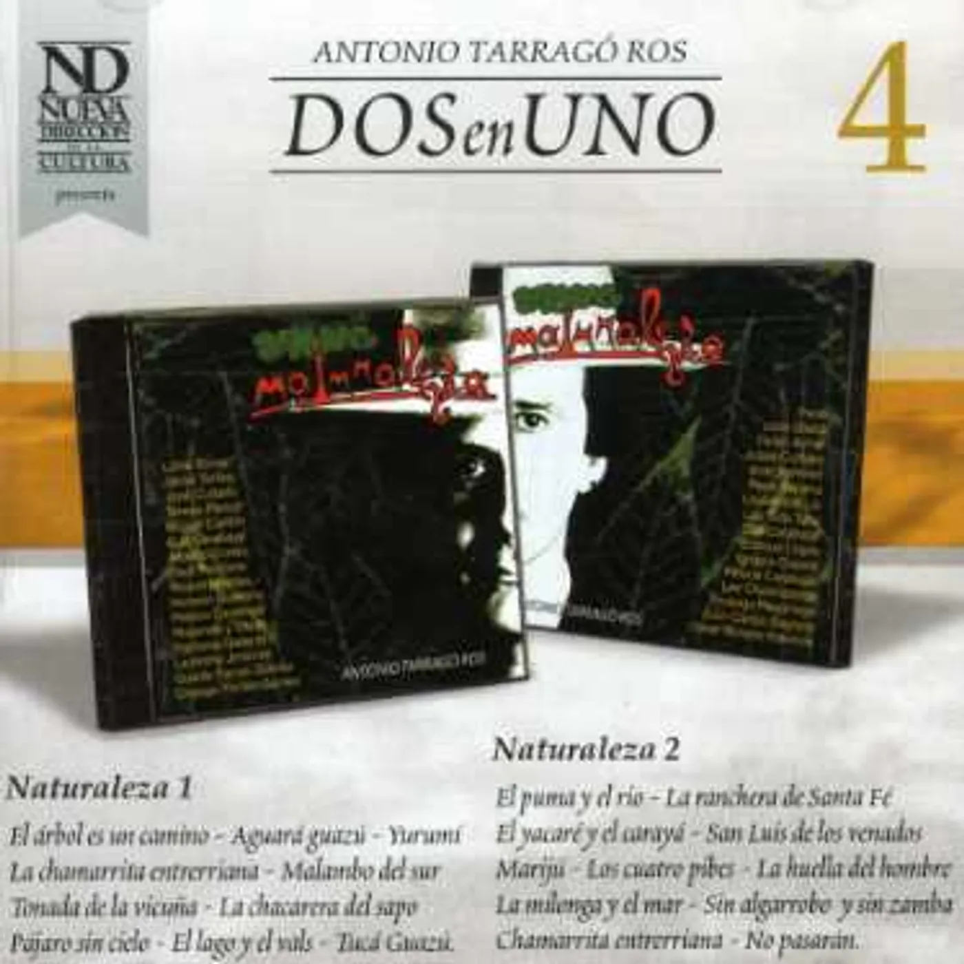 Antonio Tarragó Ros NATURALEZA 1 / NATURALEZA 2 CD