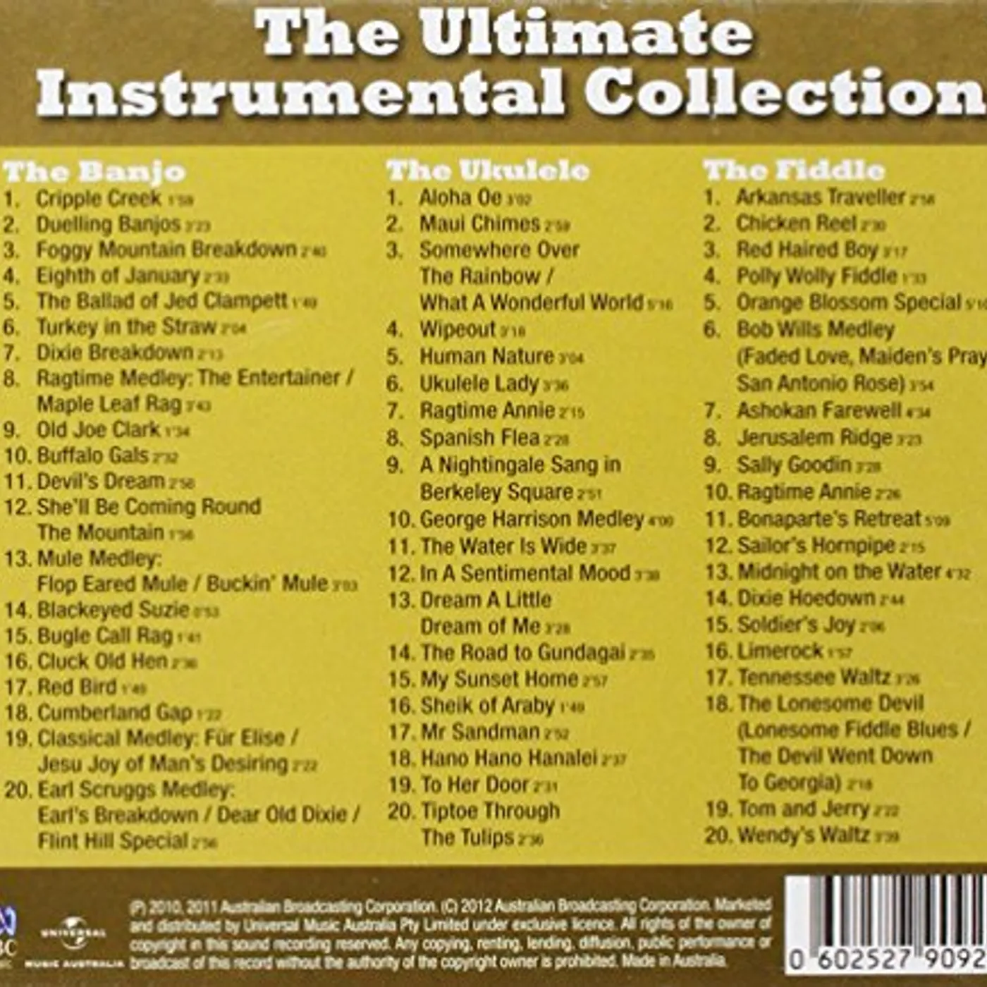 John Kane ULTIMATE INSTRUMENTAL COLLECTION CD