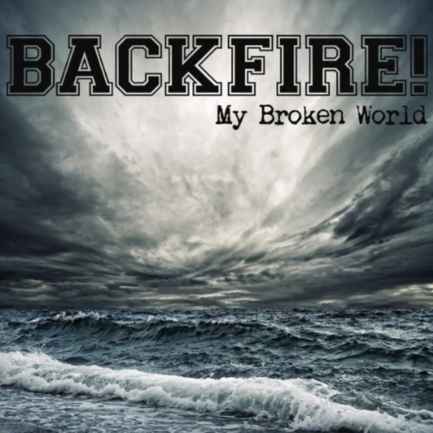 Backfire MY BROKEN WORLD / IN HARM'S WAY Vinyl Record - Limited Edition, 180 Gram Pressing