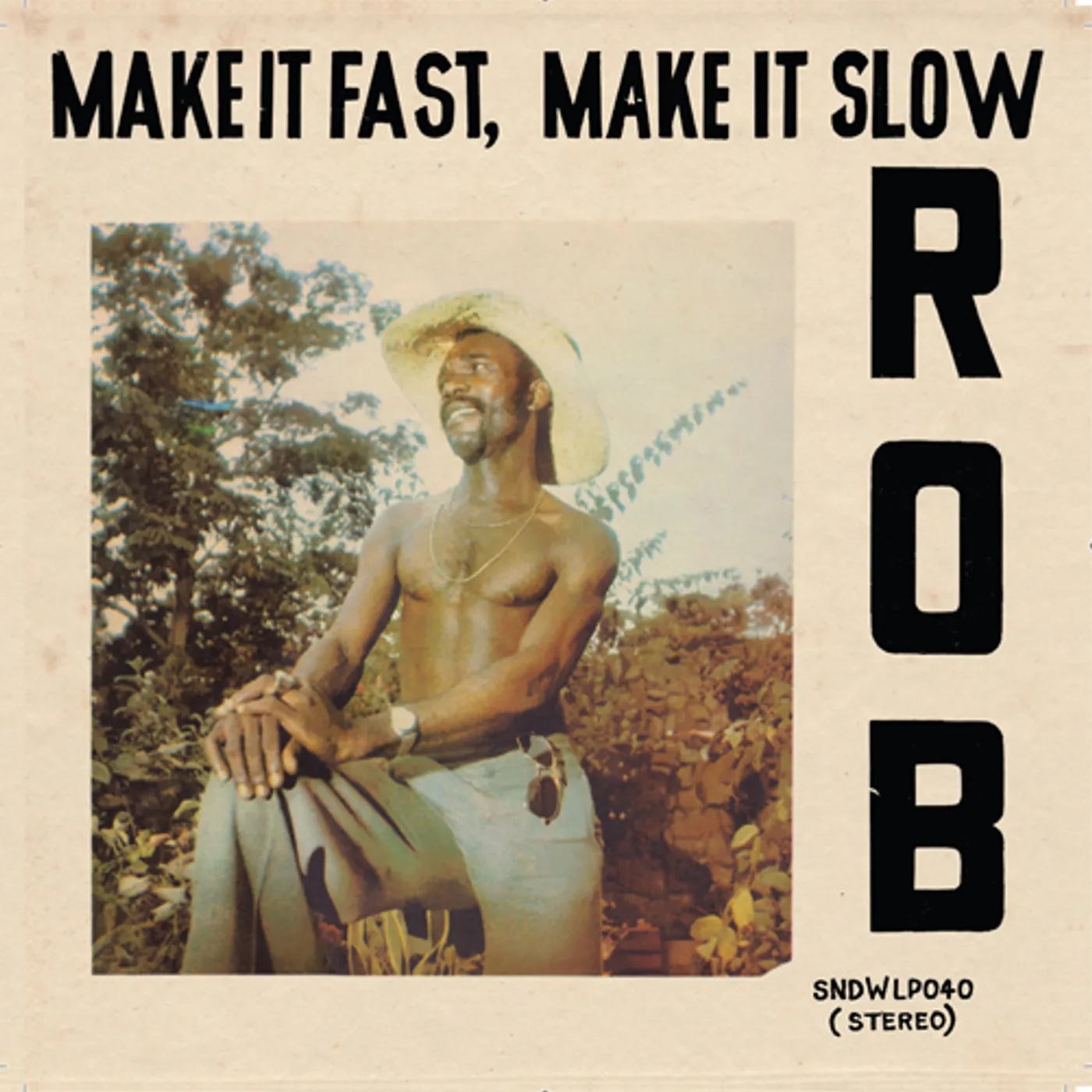 Rob MAKE IT FAST, MAKE IT SLOW Vinyl Record - MP3 Download Included