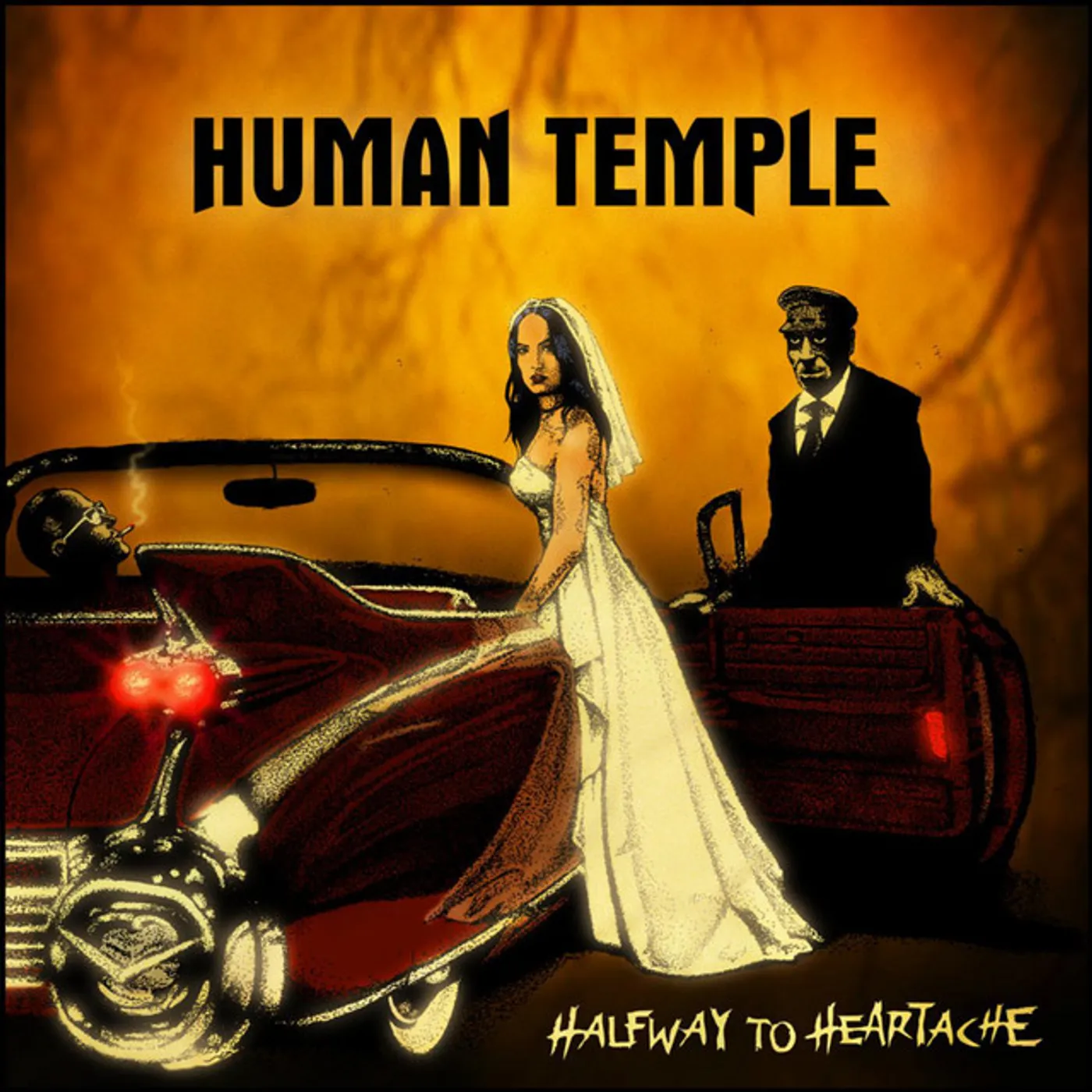 Human Temple HALFWAY TO HEARTACHE CD