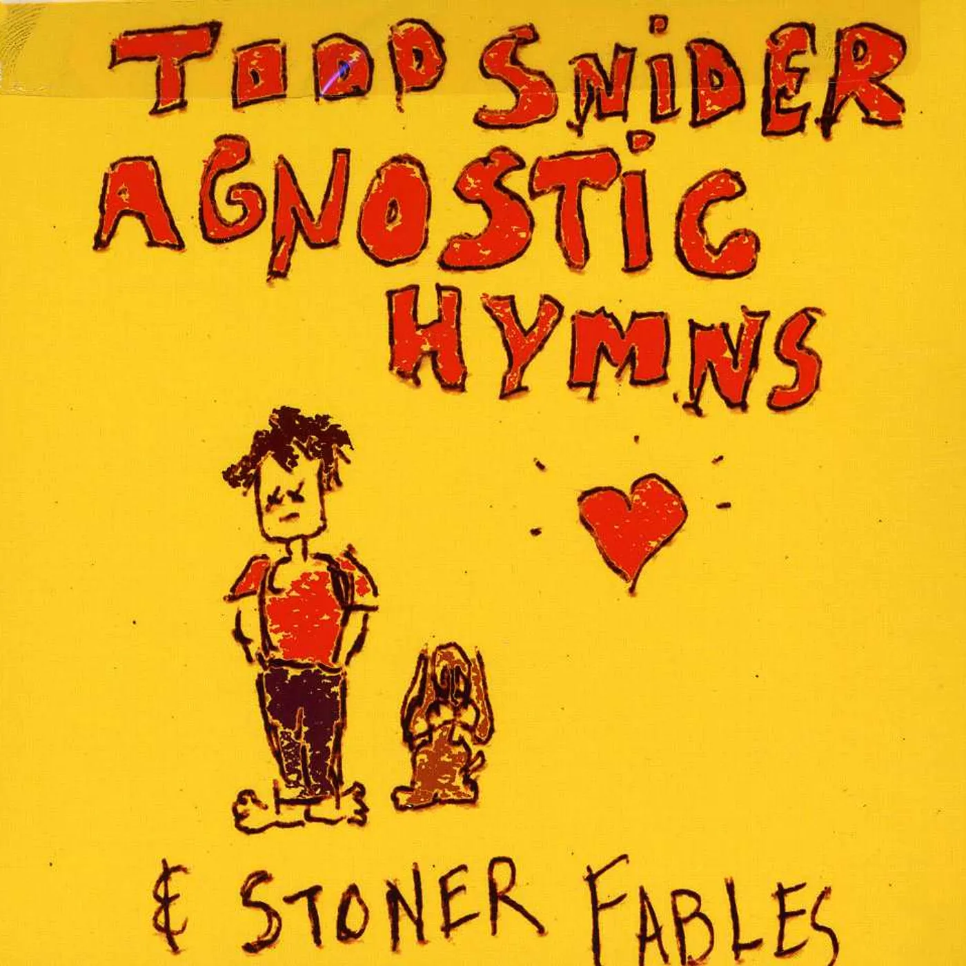 Todd Snider AGNOSTIC HYMNS & STONER FABLES CD