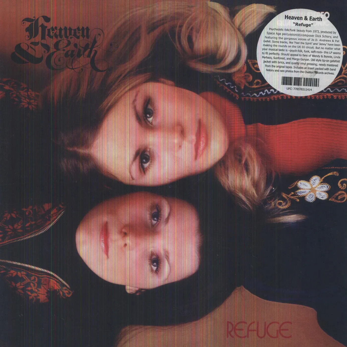 Heaven & Earth REFUGE Vinyl Record - Remastered