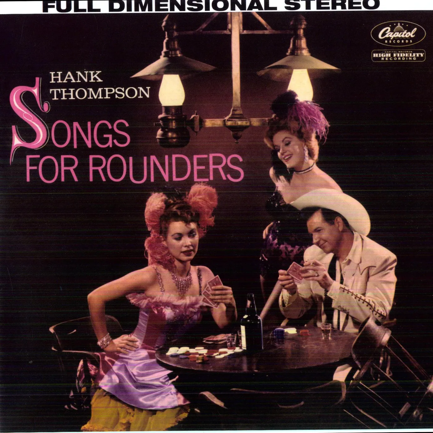 Hank Thompson Songs for Rounders Vinyl Record