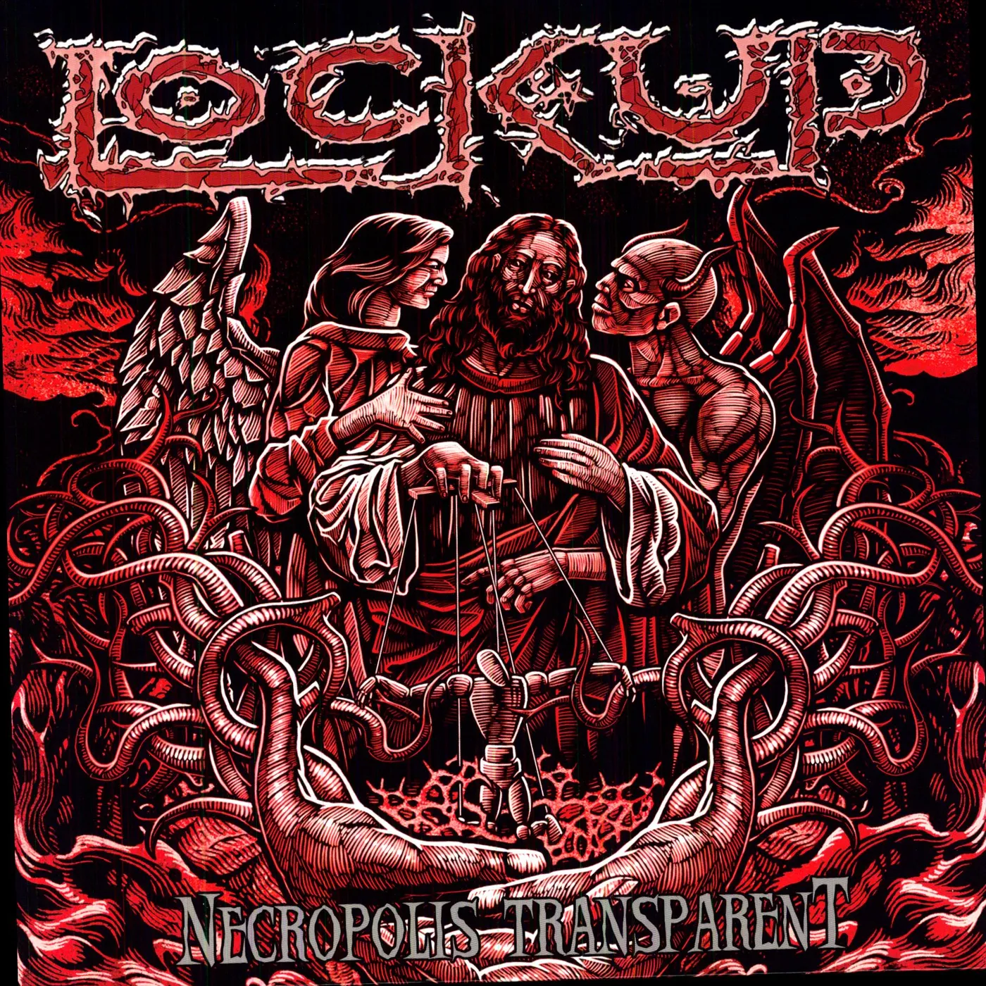 Lock Up Necropolis Transparent Vinyl Record