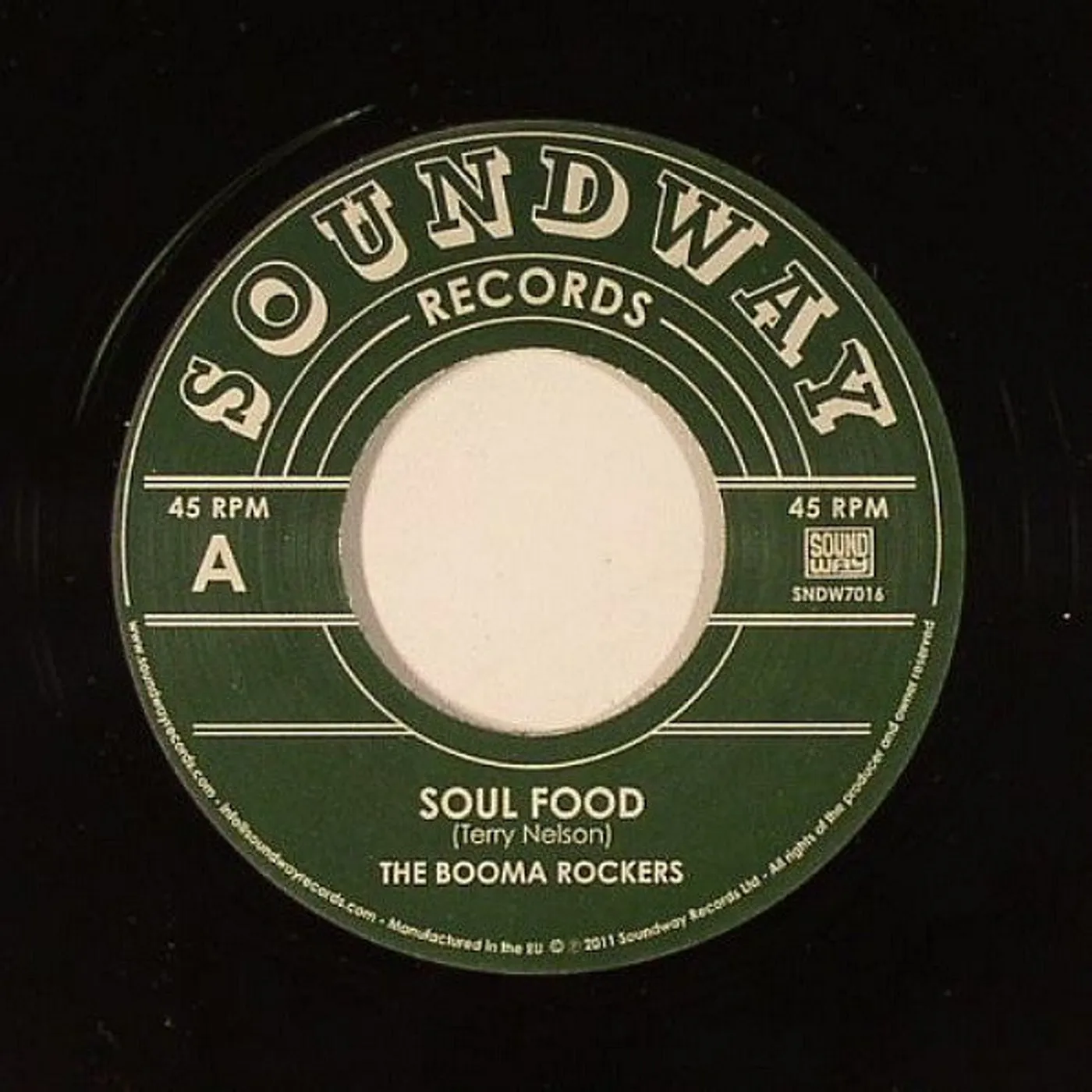 The Booma Rockers SOUL FOOD / BOOMA WOMAN Vinyl Record