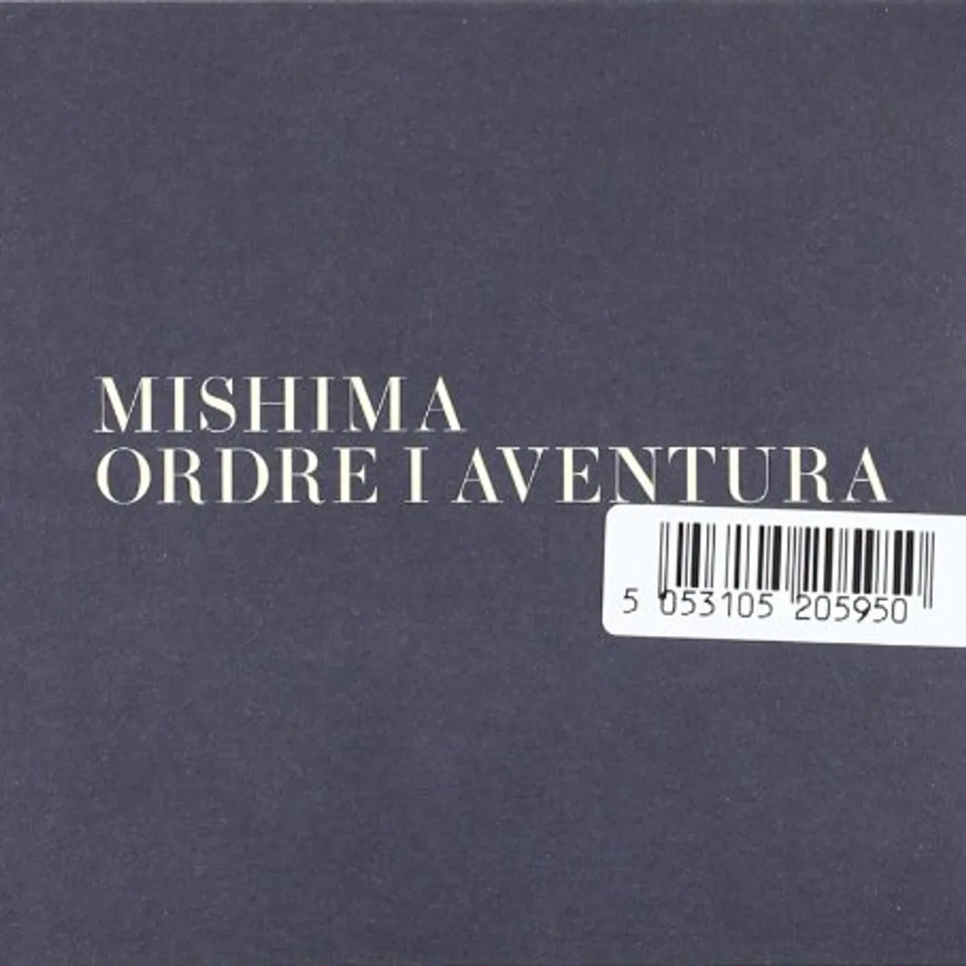 Mishima ORDRE I AVENTURA CD