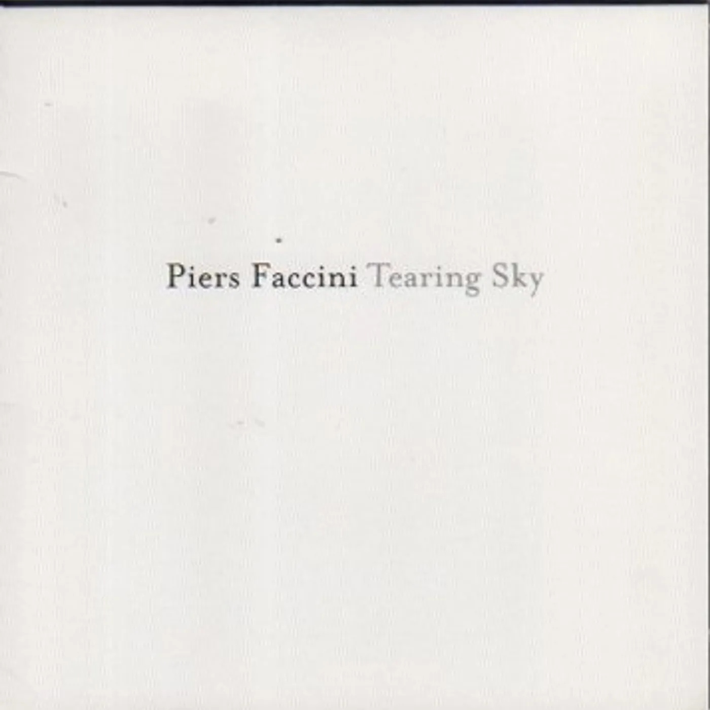 Piers Faccini Tearing Sky Vinyl Record