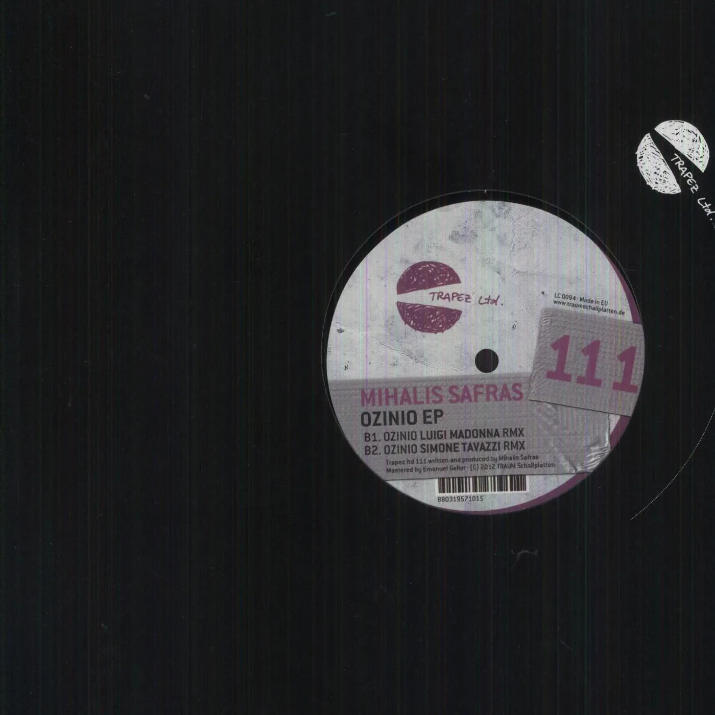 Mihalis Safras Ozinio Vinyl Record