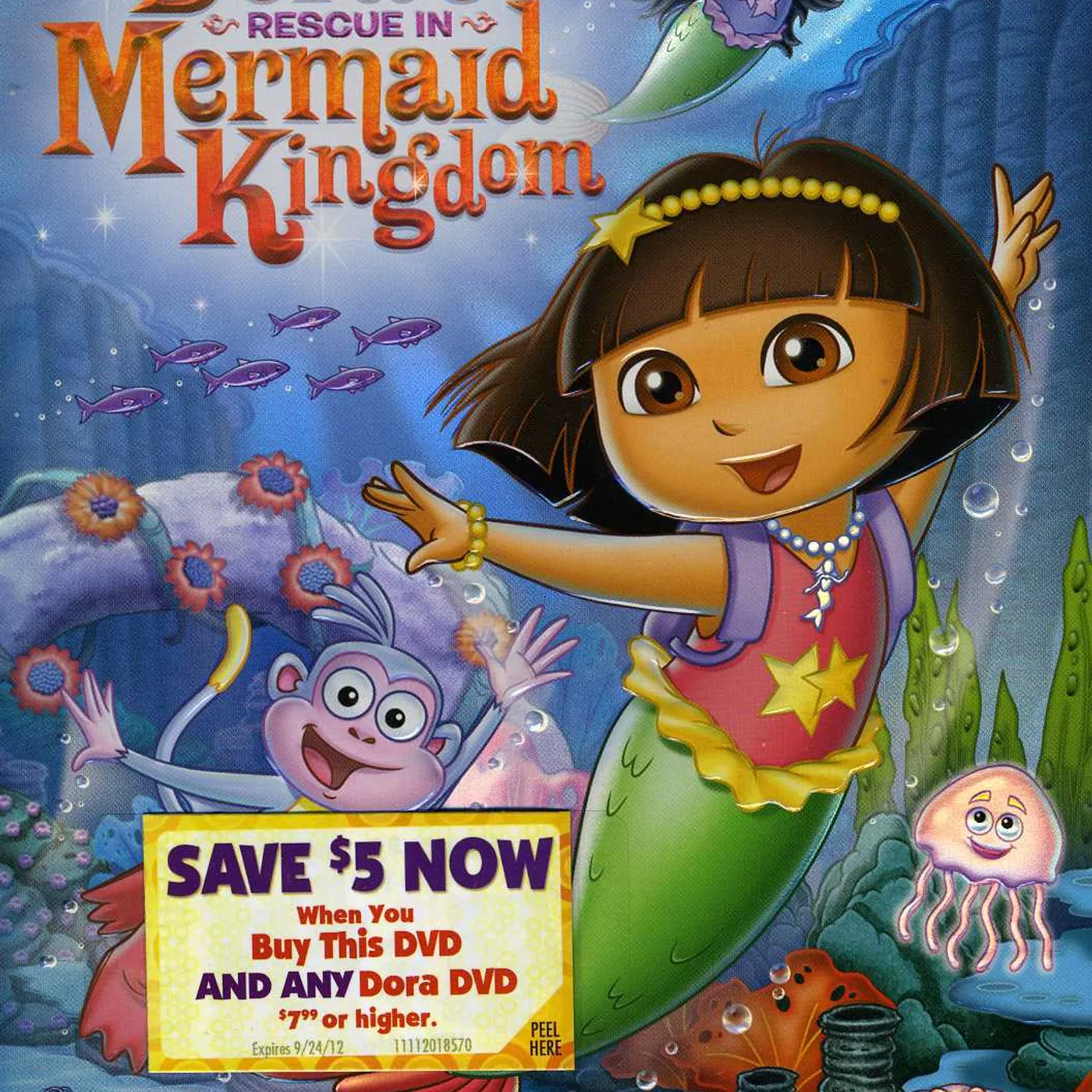 Dora The Explorer DORA'S RESCUE IN THE MERMAID KINGDOM DVD