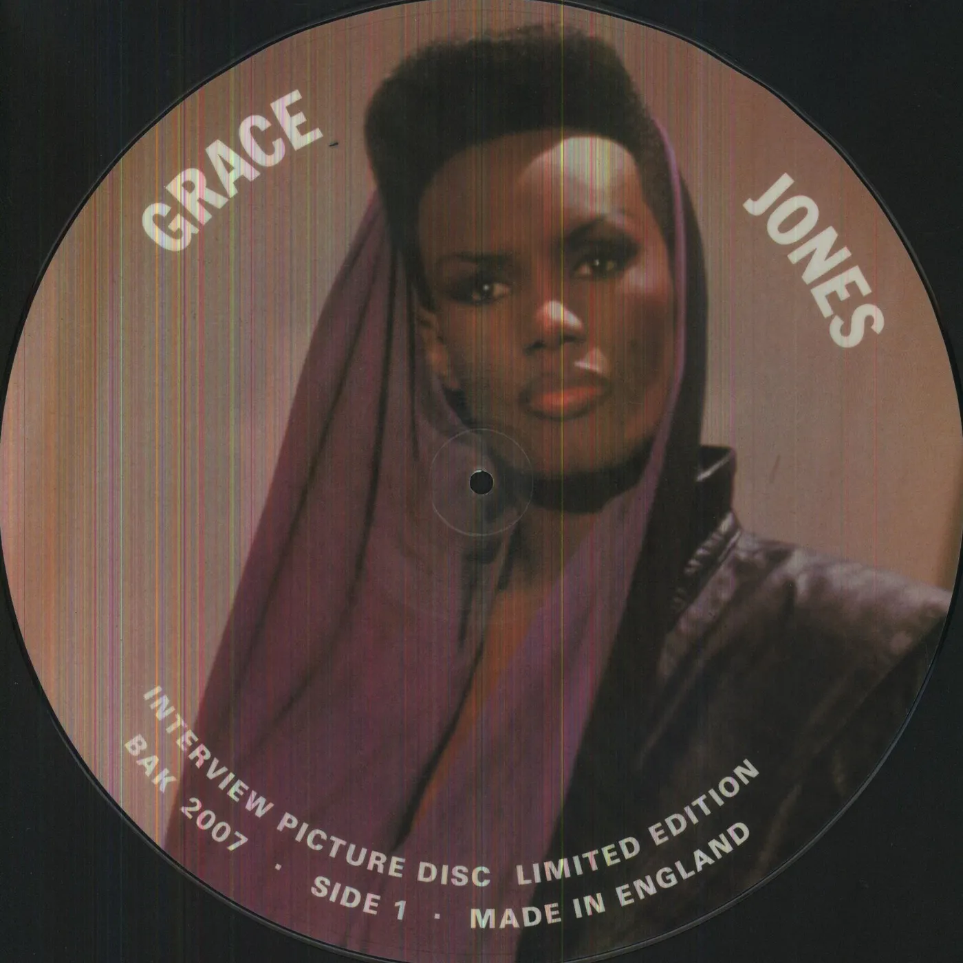 Grace Jones INTERVIEW PICTURE DISC Vinyl Record