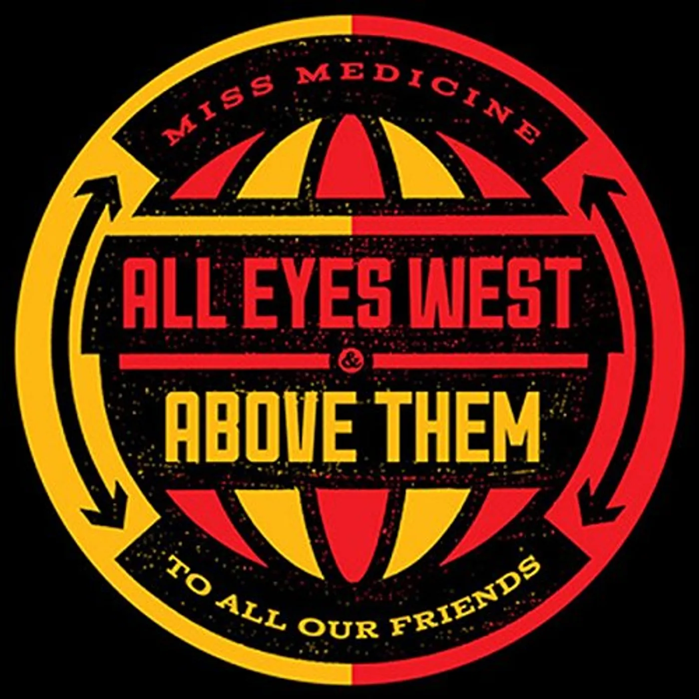 All Eyes West / Above Them Split Vinyl Record