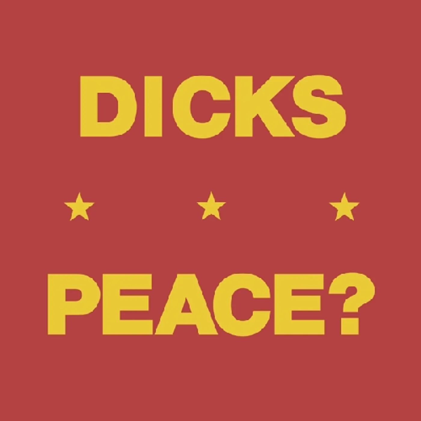 Dicks PEACE Vinyl Record