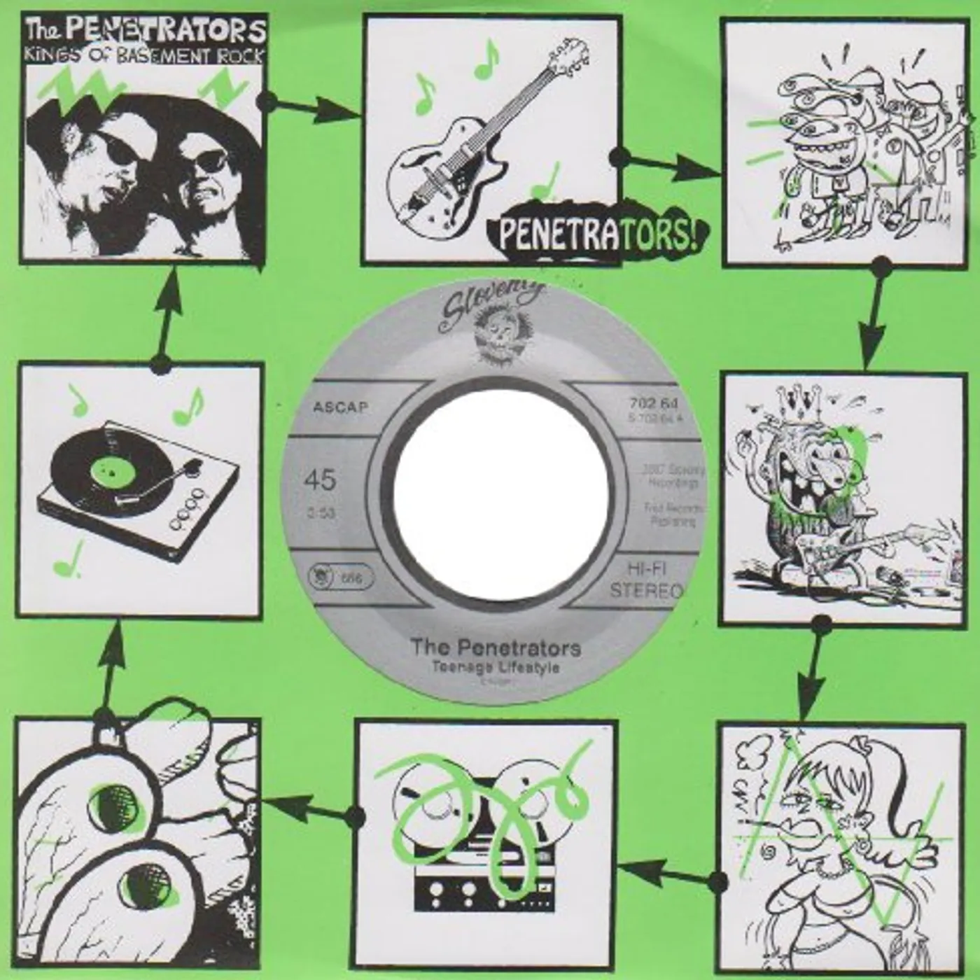 The Penetrators Teenage Lifestyle Vinyl Record