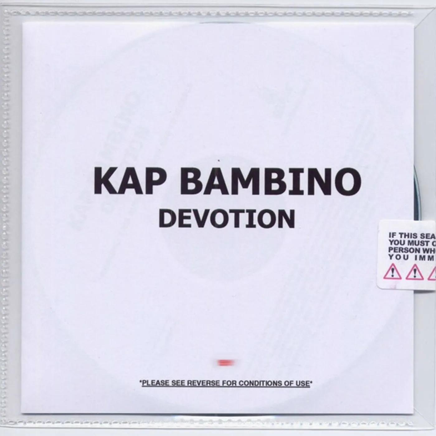 Kap Bambino Devotion Vinyl Record