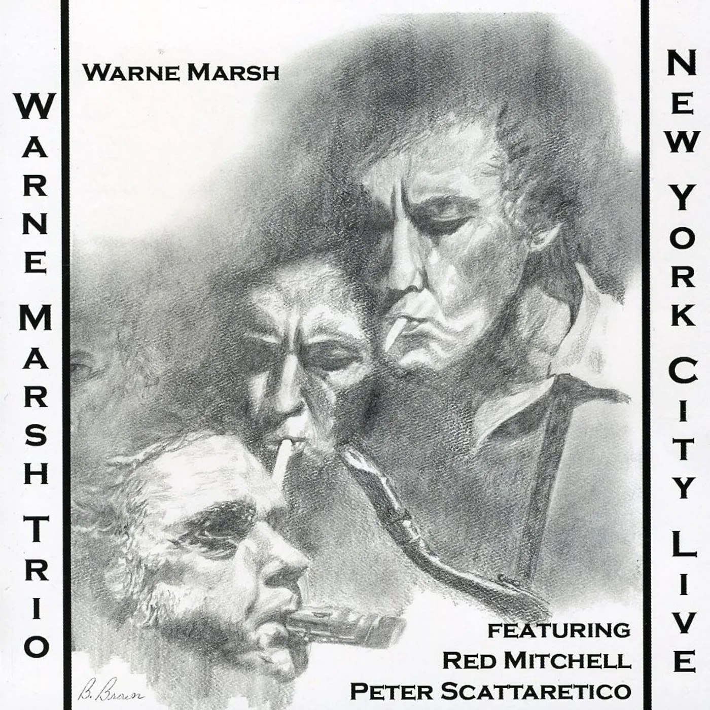 Warne Marsh NEW YORK CITY LIVE CD
