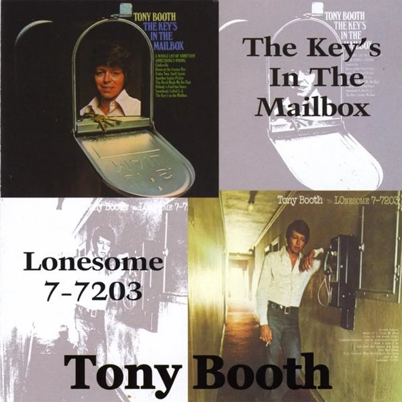 Tony Booth KEYS IN THE MAILBOX/LONESOME 7-7203 CD