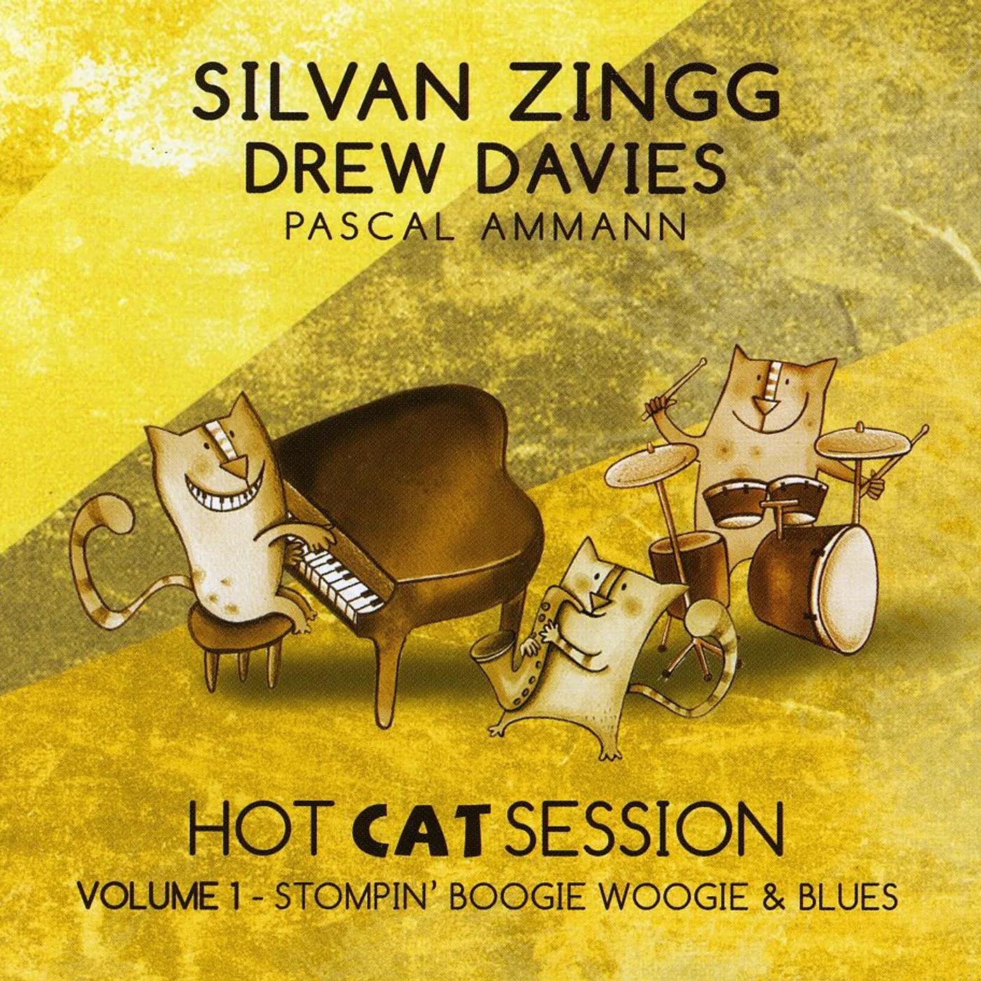 Silvan Zingg HOT CAT SESSION, VOL. 1 STOMPIN' BOOGIE WOOGIE CD