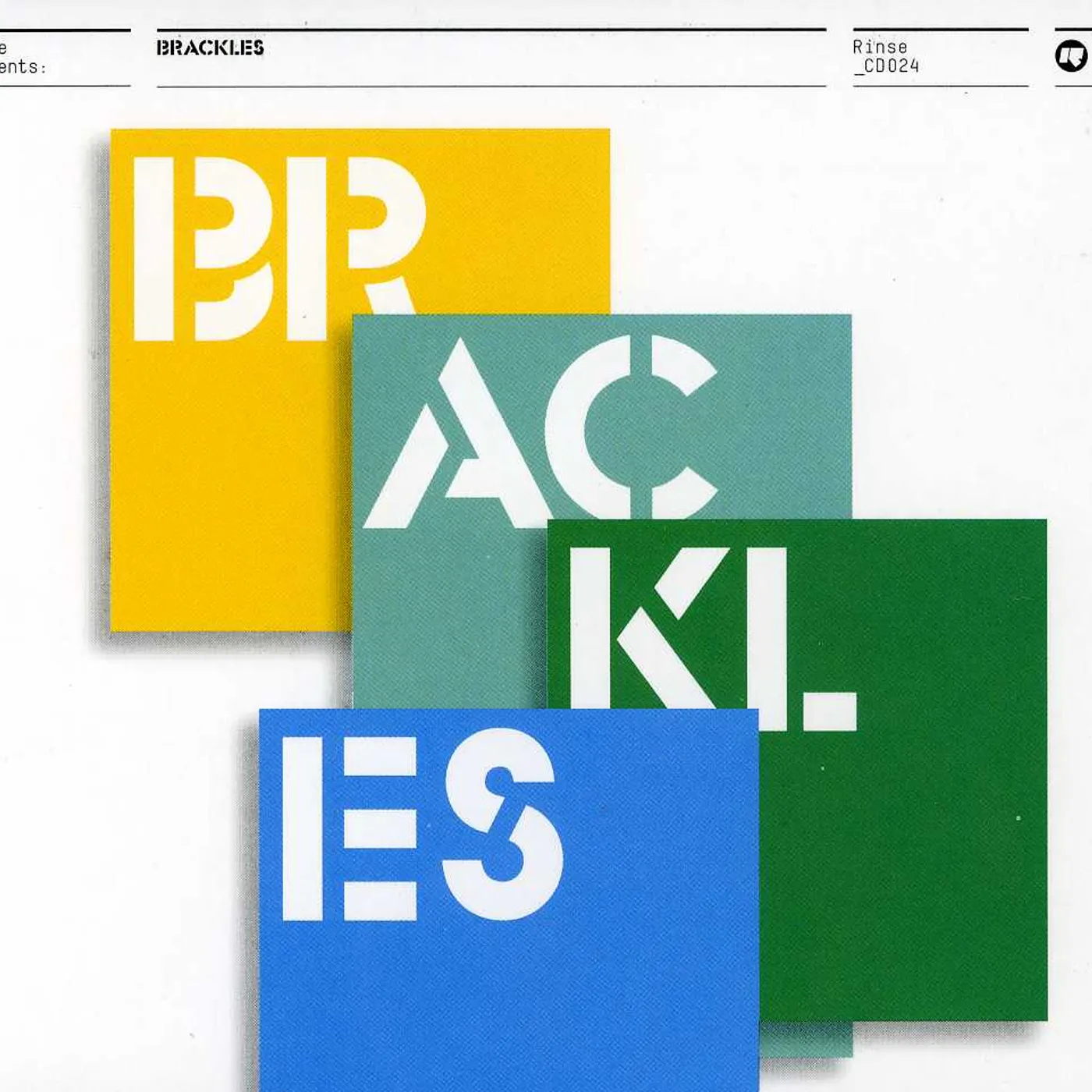 RINSE PRESENTS: BRACKLES CD