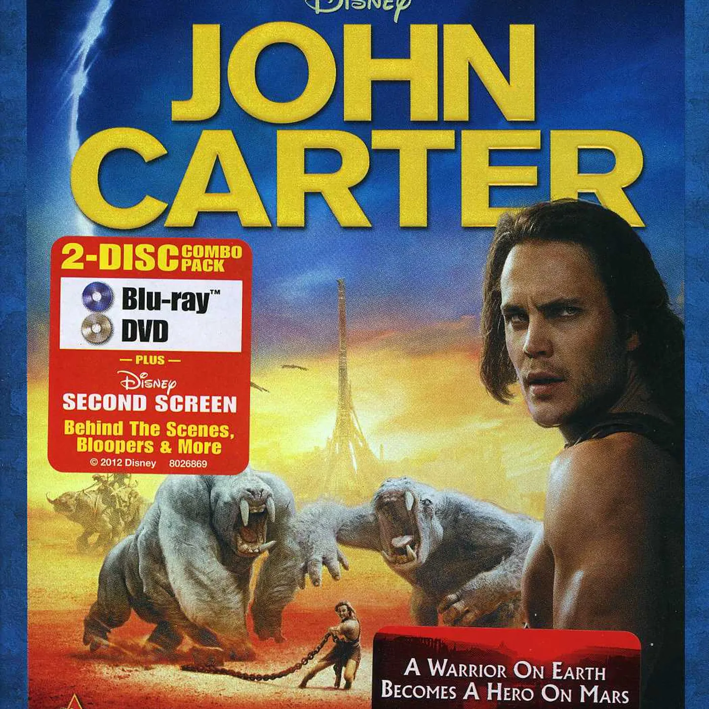JOHN CARTER Blu-ray
