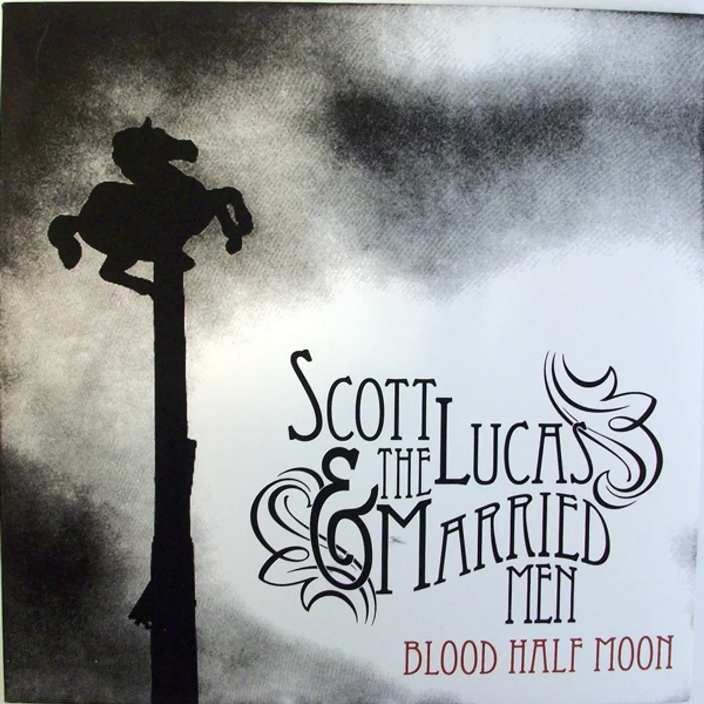 Scott Lucas & The Married Men Blood Half Moon Vinyl Record