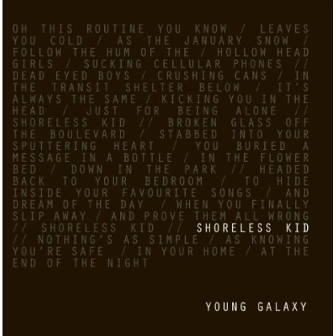 Young Galaxy Shoreless Kid Vinyl Record