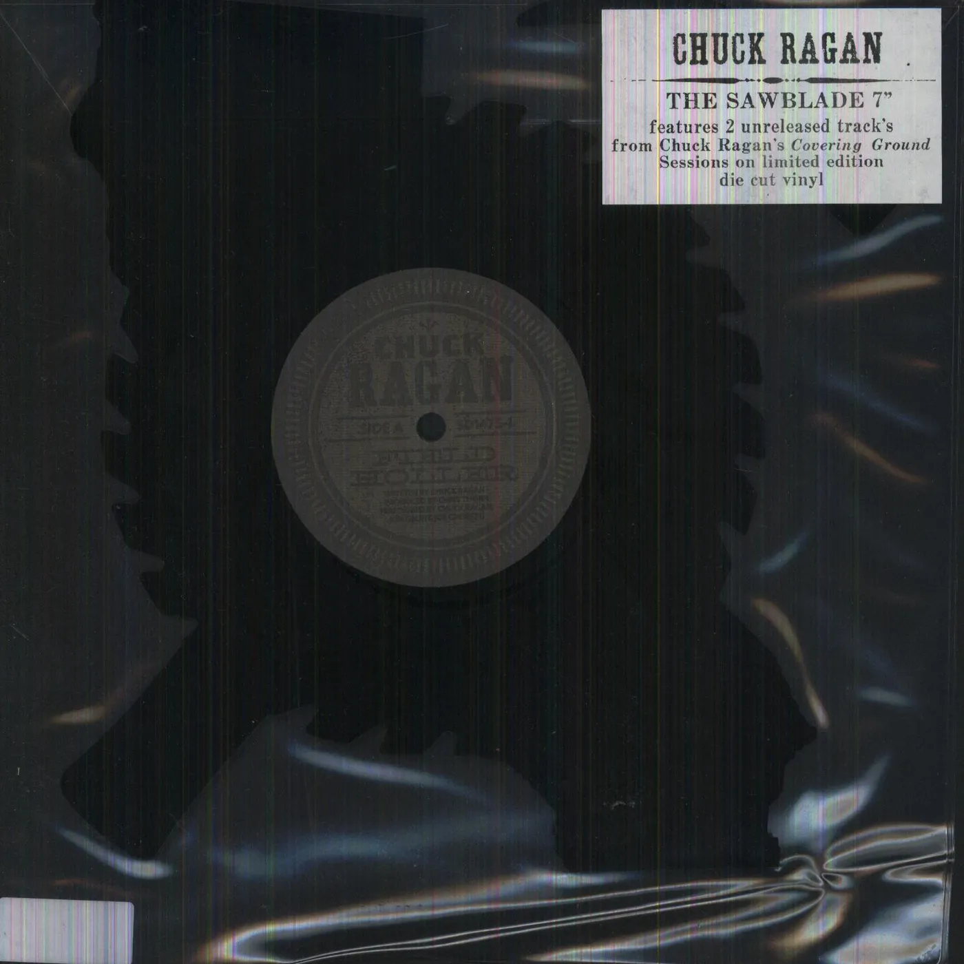 Chuck Ragan FIELD HOLLER / LIVE BY SWORD (DIE CUT SAWBLADE) Vinyl Record