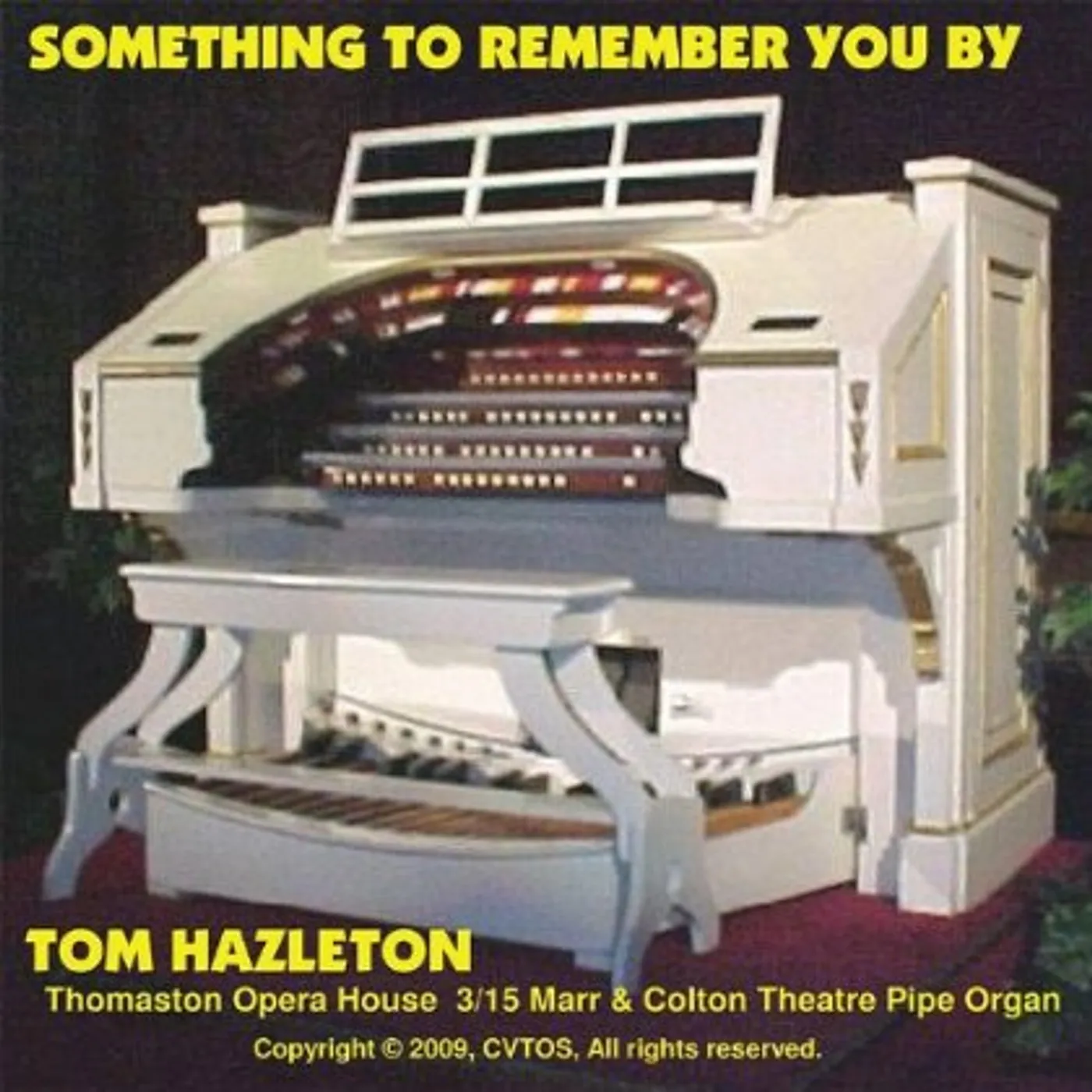 Tom Hazleton SOMETHING TO REMEMBER YOU BY CD