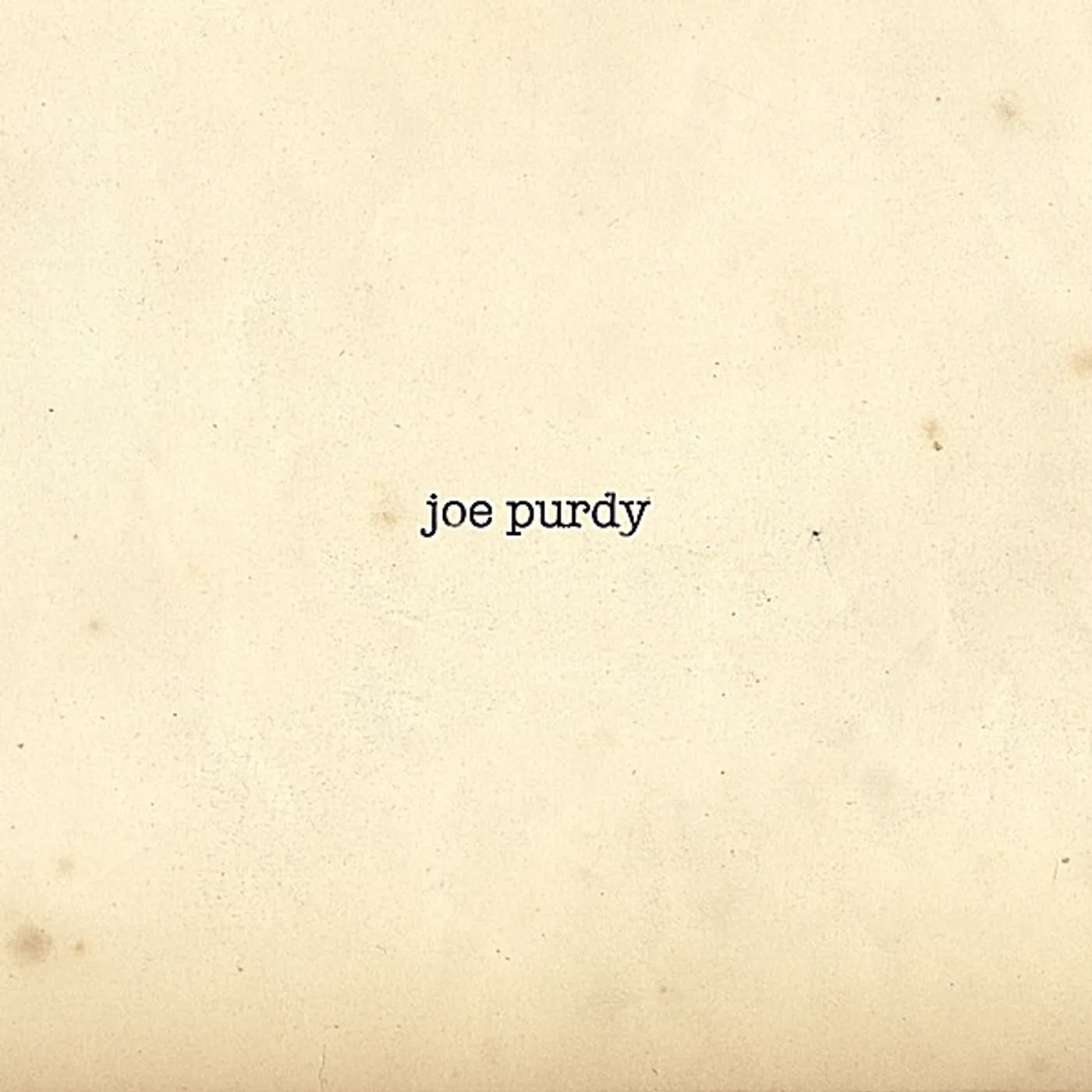 JOE PURDY CD