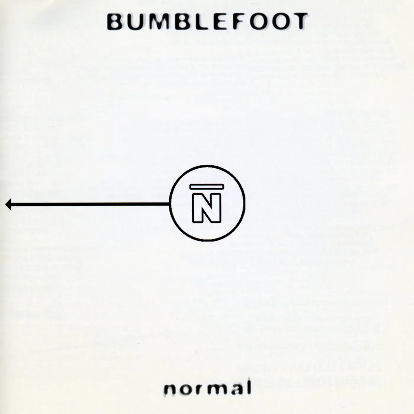 Bumblefoot NORMAL CD